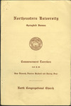 Commencement Program, 1924 by Northeastern University Springfield Division