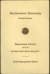 Commencement Program, 1925 by Northeastern University Springfield Division