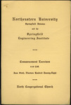 Commencement Program, 1928 by Northeastern University Springfield Division