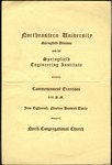 Commencement Program, 1930 by Northeastern University Springfield Division