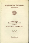 Commencement Program, 1948