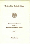 Commencement Program, 1955