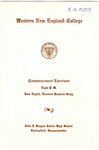 Commencement Program, 1960 by Western New England College