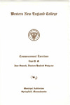 Commencement Program, 1961 by Western New England College