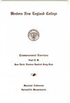 Commencement Program, 1964 by Western New England College