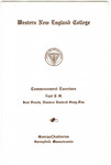 Commencement Program, 1965 by Western New England College