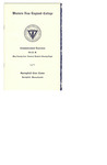 Commencement Program, 1978 by Western New England College